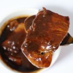 牛肉の大きさにびっくり