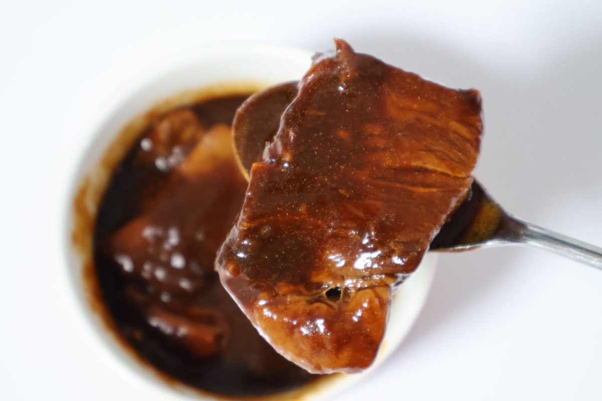 牛肉の大きさにびっくり