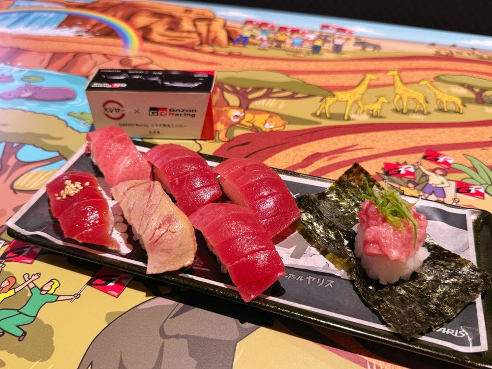 大とろ、中とろ(3貫)、漬け赤身、中とろ焦がし醤油、ねぎとろ包みという、本鮪の旨味を極限まで堪能できる贅沢すぎる一皿!
