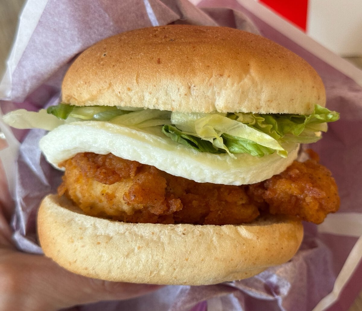 とろ～り月見フィレバーガーを実食！
