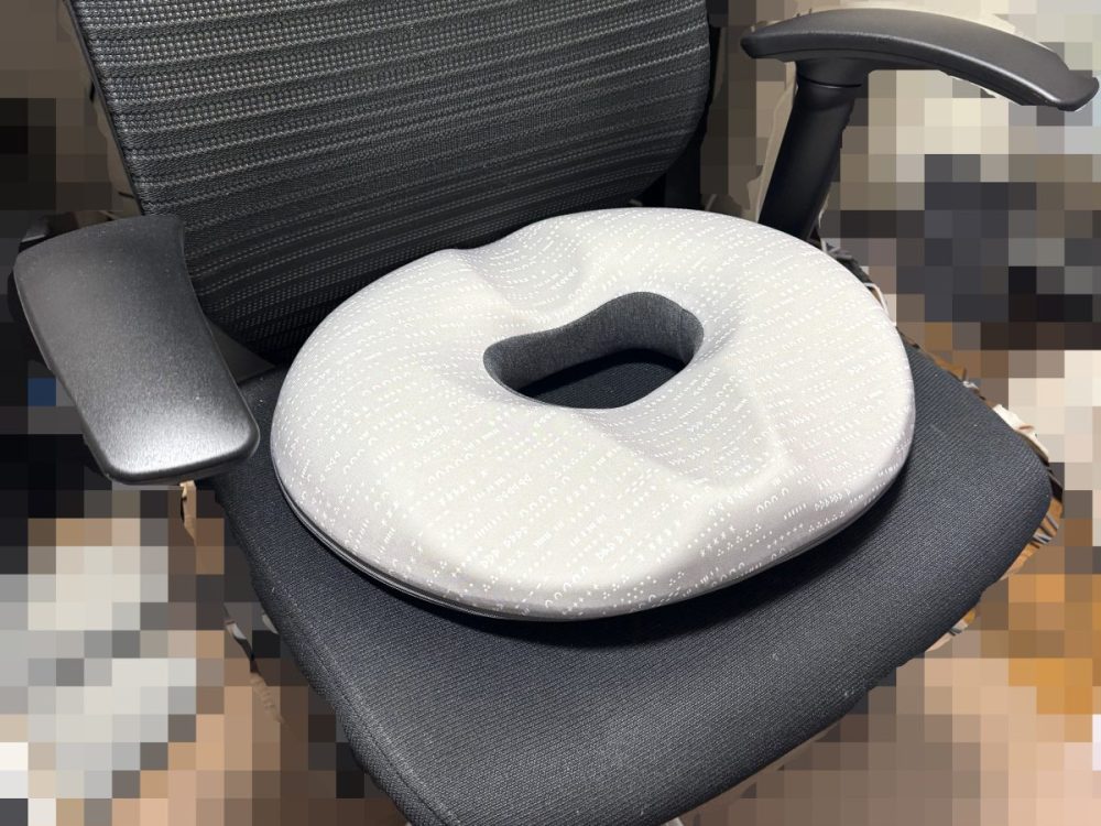ニトリ 高反発 円座クッション(GY) ￥1,990 商品コード7806491