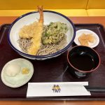 天丼てんや　はもとつるむらさきの冷やしそば