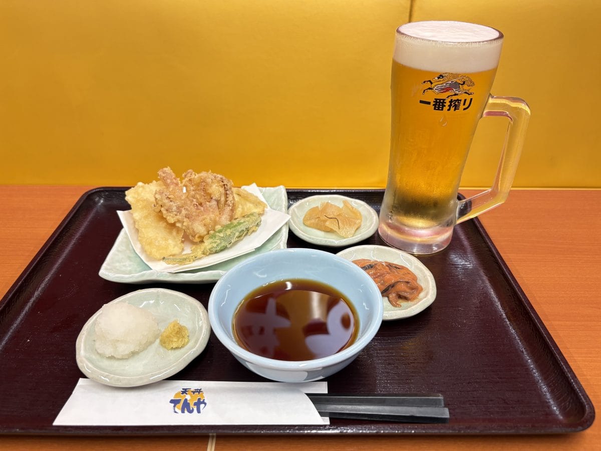 天丼てんや　夏の生ビールセット