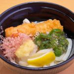 混ぜて冷やす とり天おろしうどん