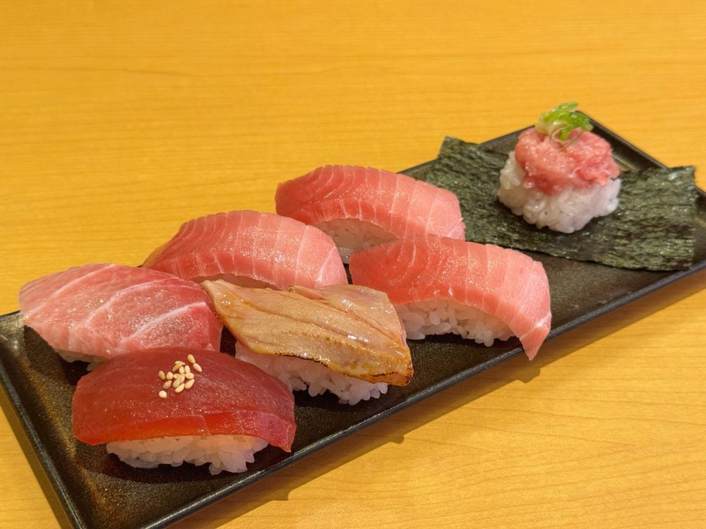 天然本鮪7貫盛り
