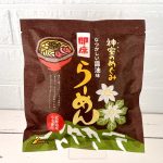 秋田県 神室のめぐみ 即席らーめん（醤油） ￥448（税別）