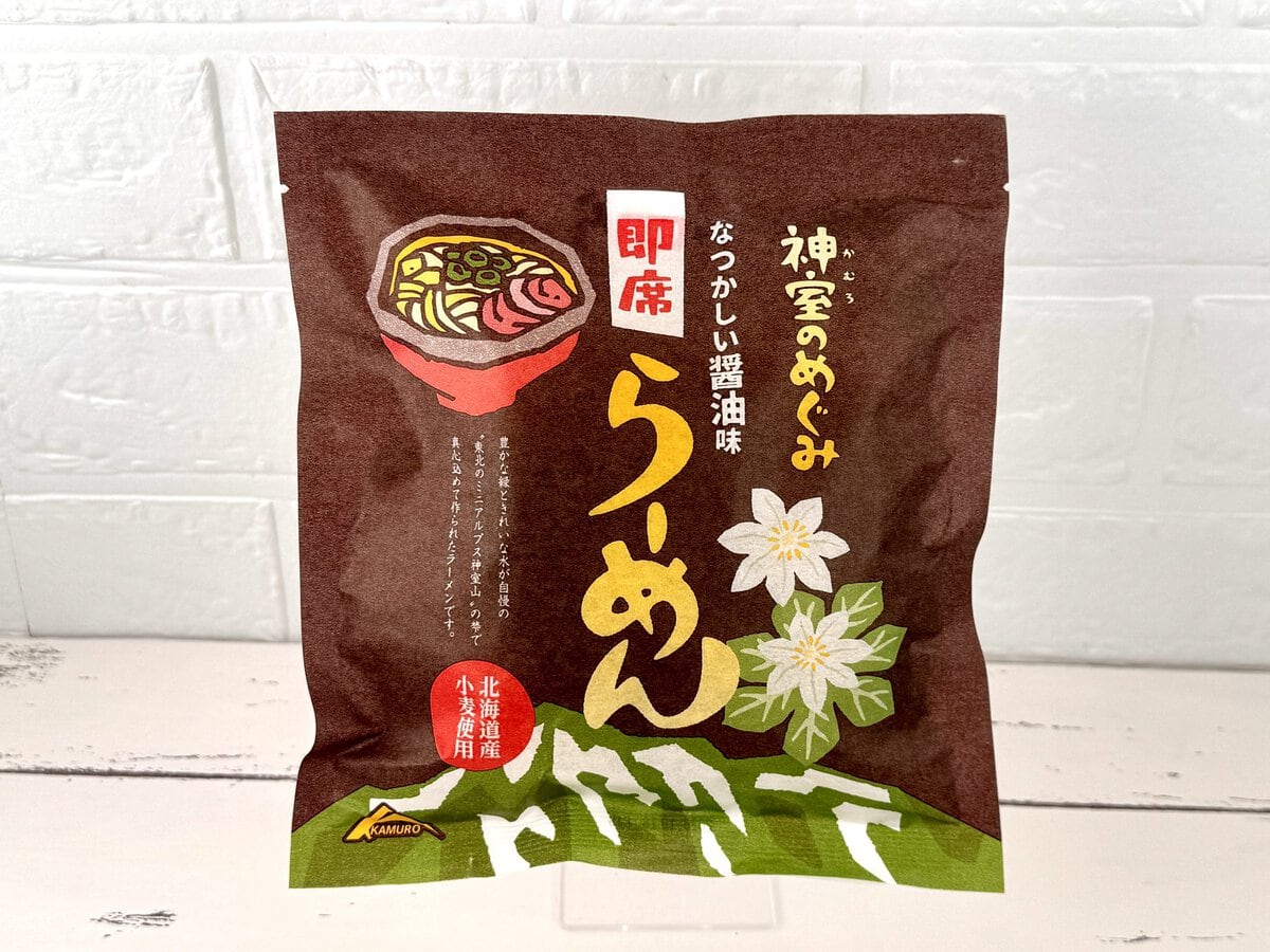 秋田県 神室のめぐみ
即席らーめん(醤油)
¥448(税別)
