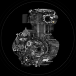 排気量349ccの空冷単気筒OHCエンジン／Jシリーズエンジンを搭載