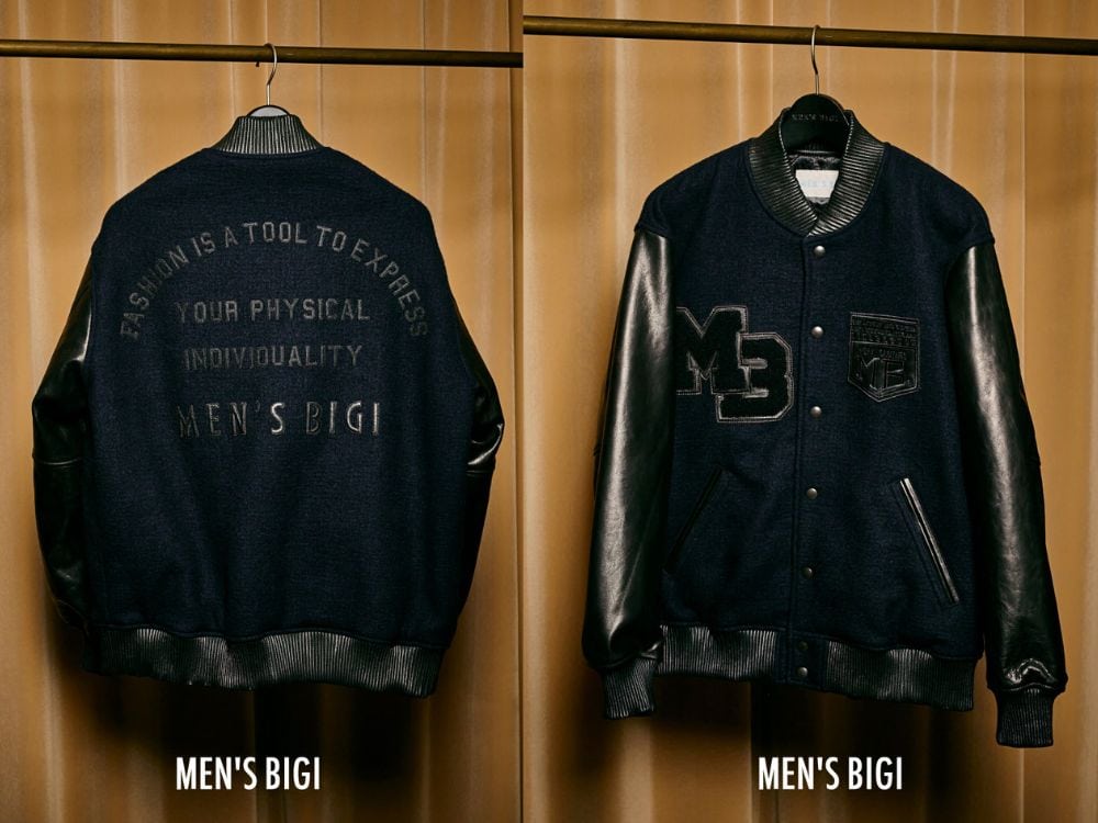 メンズビギ「MEN'S BIGI STADIUM JACKET 50th ANNIVERSARY SPECIAL MODEL」¥143,000