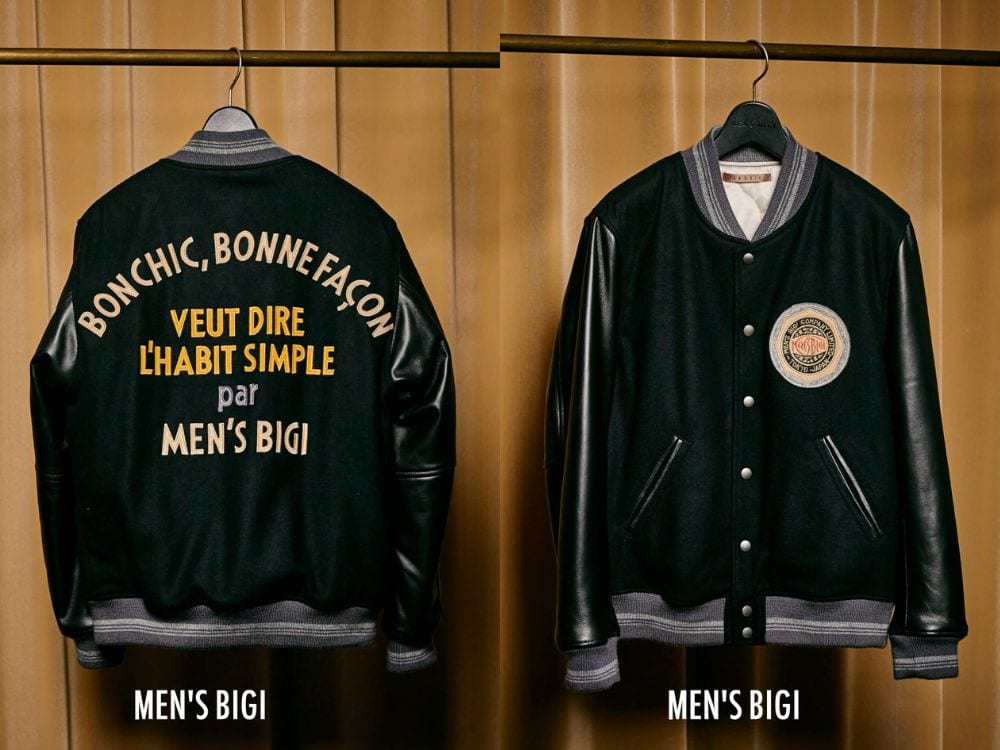 メンズビギ「MEN'S BIGI STADIUM JACKET 1985 MODEL」¥93,500