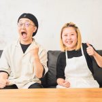 左：金山靖さん　右：ライター／伊藤伊万里さん