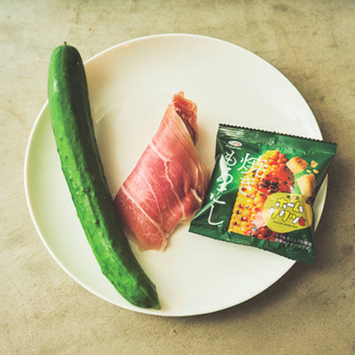 不二家「ホームサクッと」で生ハムきゅーっと巻いたパイ 材料