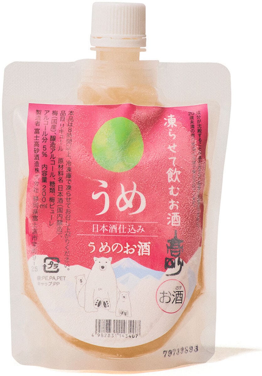 富士高砂酒造　高砂サクサク梅酒