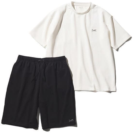 シックスパッド　リカバリーウェア オーバーサイズTシャツ・ハーフパンツ 上下セット