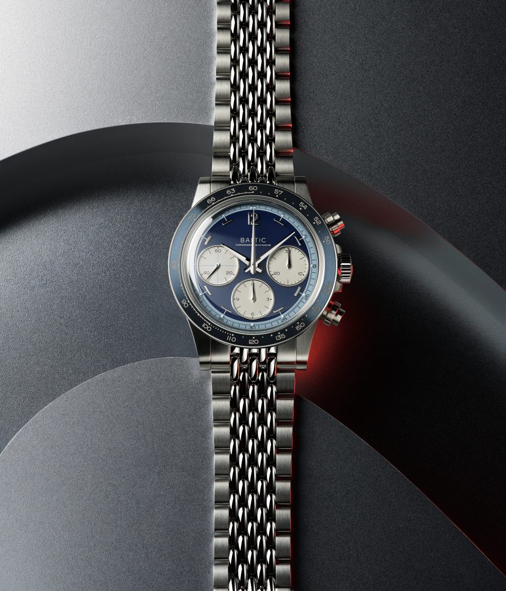 バルチック「スケールグラフ」￥363,000／手巻／39.5㎜径／100m防水／パワーリザーブは約63時間