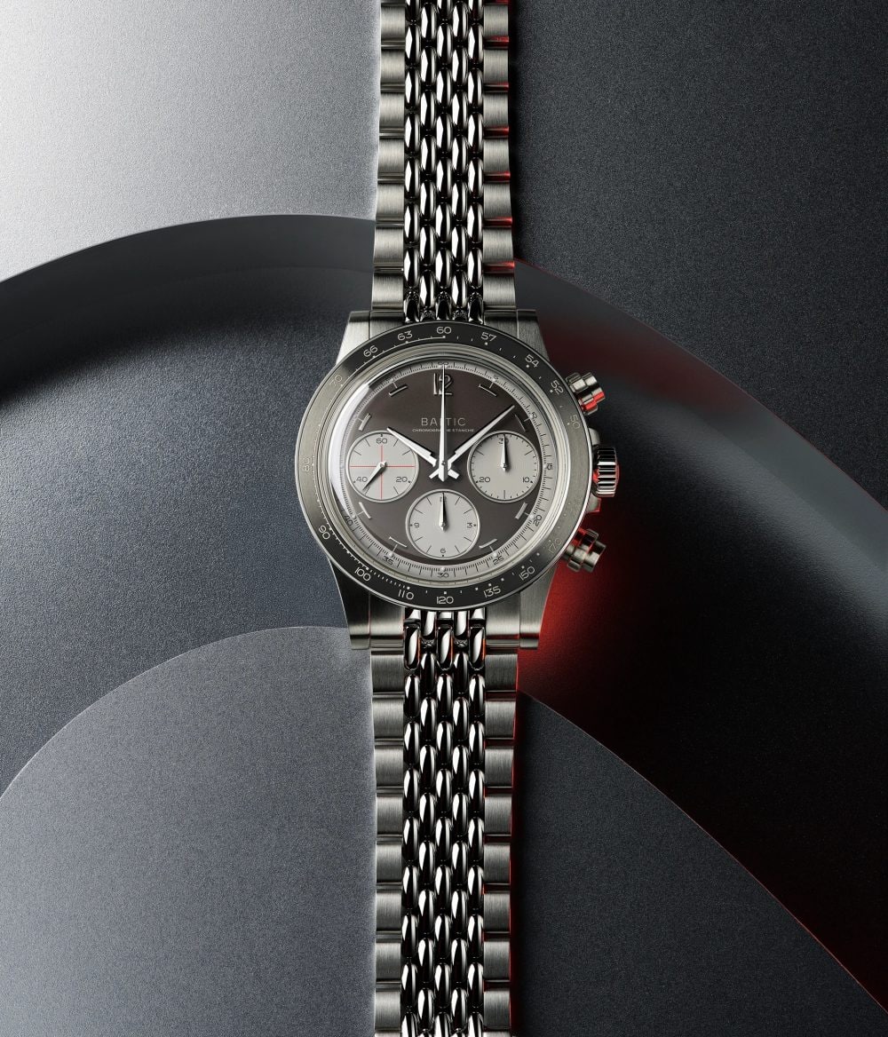 バルチック「スケールグラフ」￥363,000／手巻／39.5㎜径／100m防水／パワーリザーブは約63時間