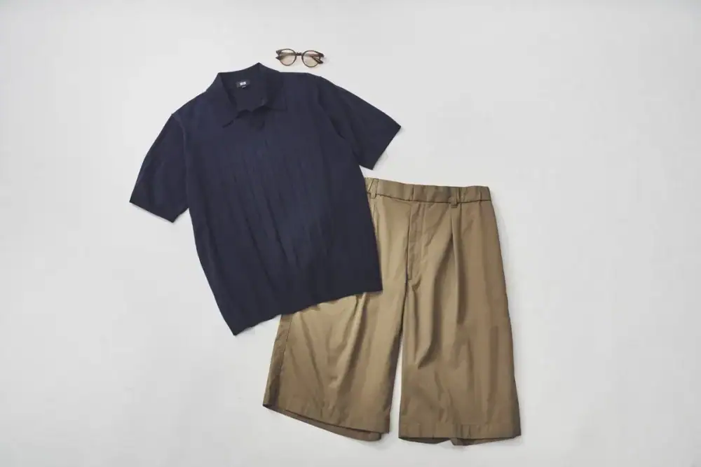 第1位:【ユニクロ2,990円】Tシャツおじさんから脱却!上品で洗える「スキッパーポロ」