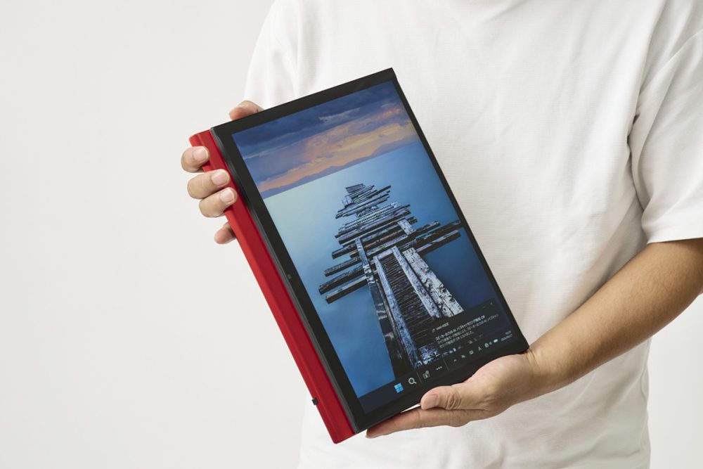 またたく間にタブレットモードに