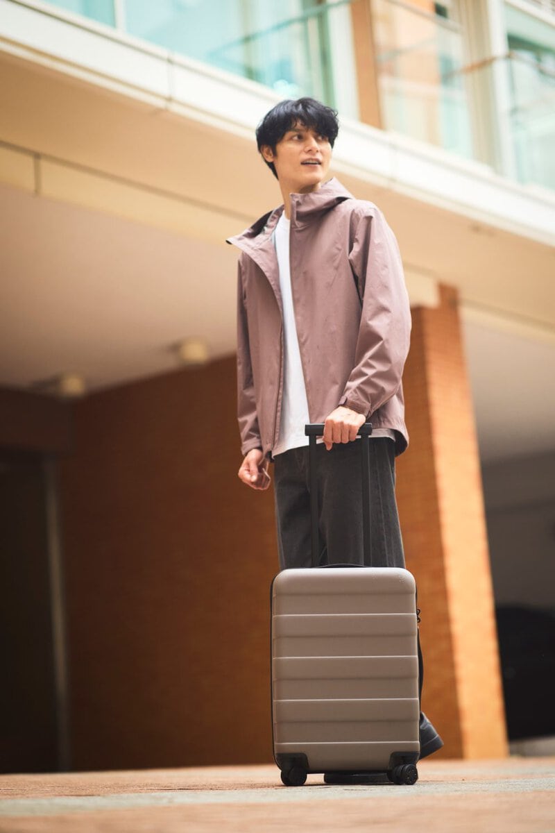 無印良品 バーを自由に調節できる ハードキャリーケース（36L）