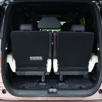 3列目まで人が乗るとラゲッジは最小限