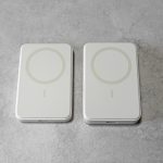 無印良品の「スマホスタンドにもなるモバイルバッテリー（マグネット式充電対応5000mAh）」と「スマホスタンドにもなるモバイルバッテリー（マグネット式充電対応10000mAh）」