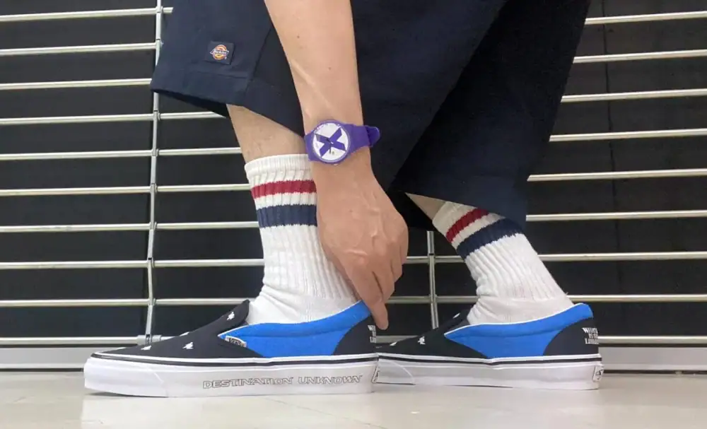 【第2位】折り鶴刺繍が映える！Vans×リベレイダース「Premium Slip-On 98」