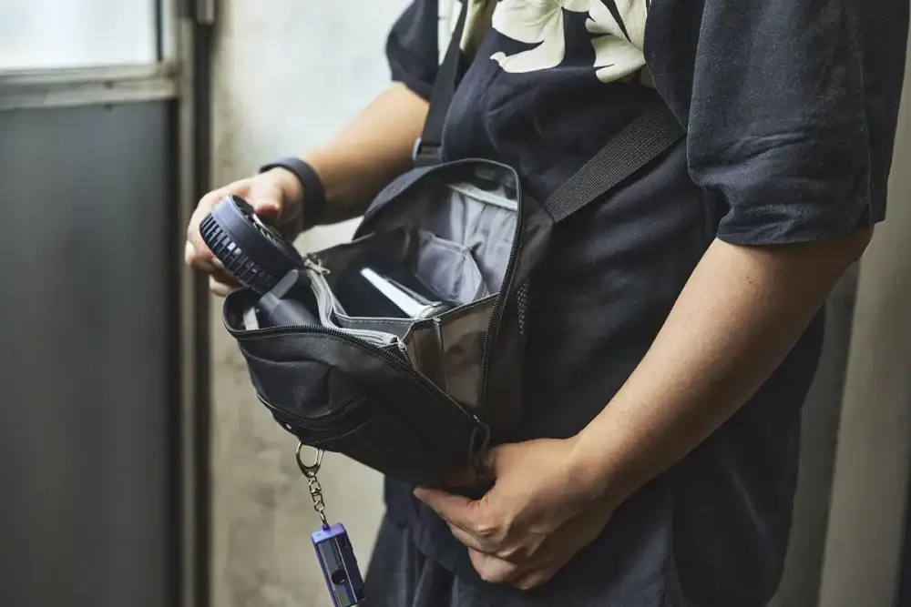 第3位:【荷物を詰めても膨らまない!?】500mlボトルも入るシャカ付録「じゃばら式4層ショルダー」