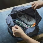 ジムに必要なアイテムを常時このバッグにまとめておける