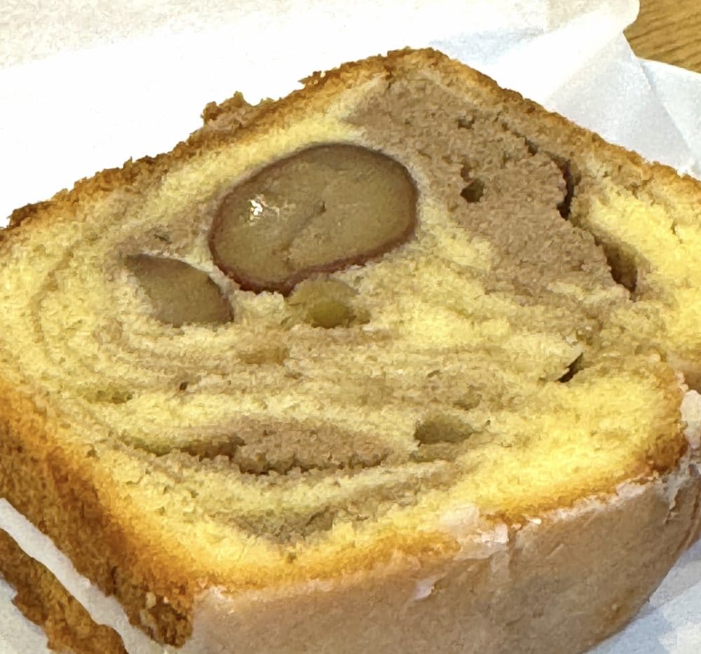 ゴロッとした甘栗の甘露煮が存在感あります