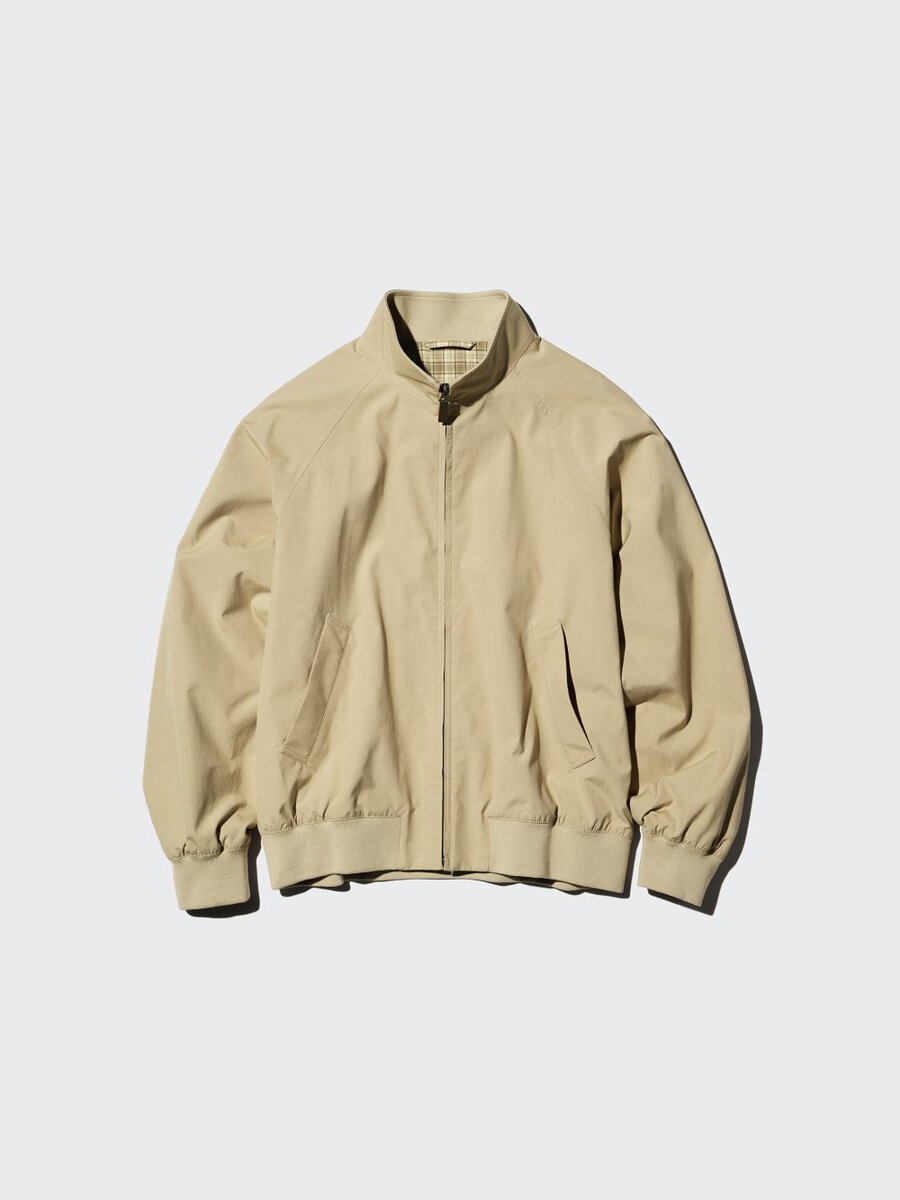 ユニクロ「MEN ハリントンジャケット」¥6,990