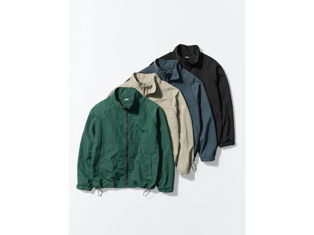 ユニクロ「MEN ウィンドプルーフスタンドブルゾン」各¥5,990