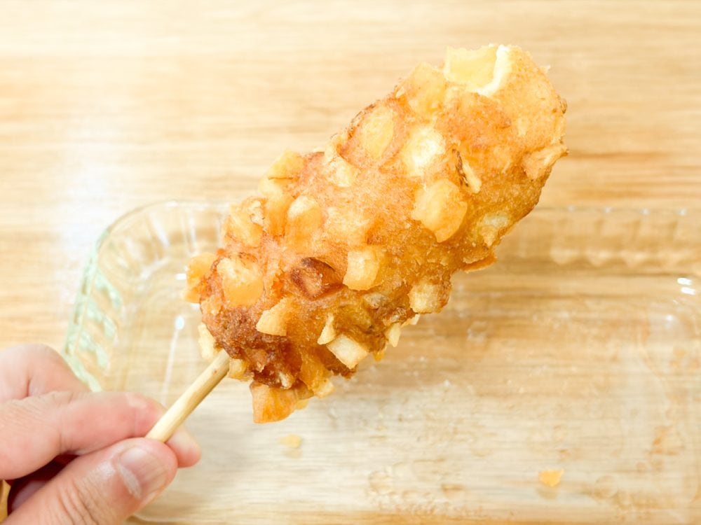 トッピングのポテトの食感も楽しめるので、サイズが小さめのわりには食べ応えあり