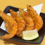 まるごと海老の柚子こしょう天ぷら