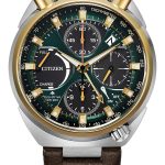 シチズン プロマスター「エコ‧ドライブ 50周年限定モデル ツノクロノ(AV0104-06W)」¥187,000/光発電エコ・ドライブ/44.5㎜径/20気圧防水/世界限定5,000本