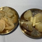 事前に行われた「今金男しゃくポテトチップス」の試食会では、本物のじゃがバターとの比較が用意されていたことからも、改めて相当な自信が伺える