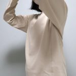 ゆったり着心地は腕の上げ下げで特に実感