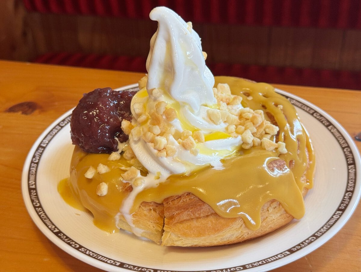 濃厚焼き芋×バターソースの背徳コラボ「お月見シロノワール 焼き芋」