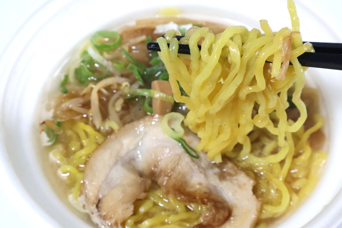 太麺で大満足