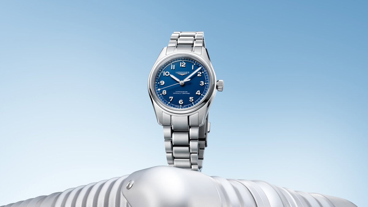 Cj 正規品　美品　ロンジン　スピリット　クロノグラフ　42mm 青文字盤 男の所有欲を満たす“青”】ロンジンの新作パイロットウォッチは隙なしの