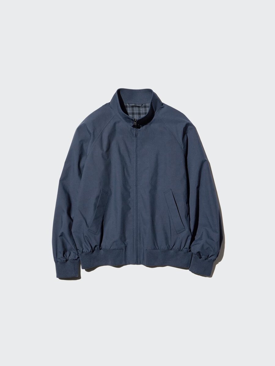 ユニクロ「MEN ハリントンジャケット」¥6,990