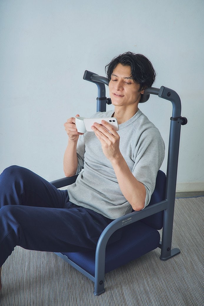 普段は座椅子として活躍！