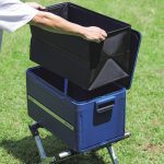 ライナーを取り外せば簡単に折りたたみコンテナのように畳める