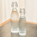 キャプテンスタッグ　ガラスドリンクボトル 1.0L/500mL （ストライプ）