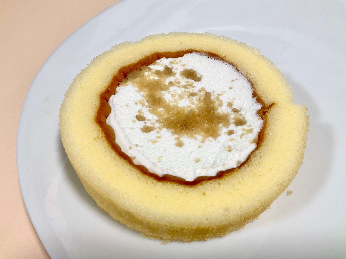 ローソン、プレミアムロールケーキ 栗粉