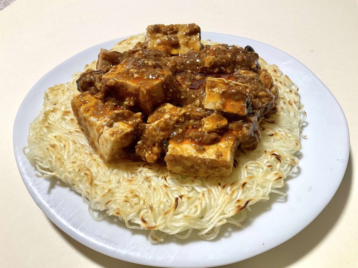 成城石井、そうめんアレンジ、麻婆焼きそうめん