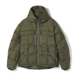 GRIP SWANY × TAION「ダウンジャケット」ブラックカモ¥44,000、ブラック・ダークオリーブ¥39,000