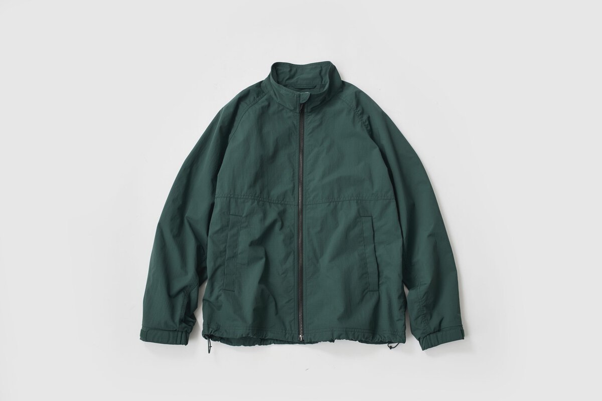 ウインドプルーフスタンドブルゾン GREEN ¥5,990