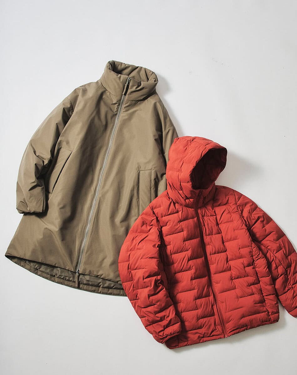 ユニクロと無印良品の中綿アウター