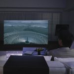 画面サイズや位置を自在に調整でき、モニター換算で、最大300インチまで対応できるのです