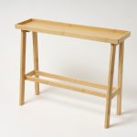 無印良品　竹材 スリムトレーテーブル